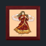 Fleur de lis Christelijke angel Cadeaudoosje<br><div class="desc">Fleur De Lis Angel Sieradendoos, Angel T-shirts en Angel geschenken van ArtMuvz Illustratie. Romantisch Fleur De Lis Angel t-shirt voor mama, papa, kinder, baby. Christelijke Angel verjaardags- en kerstcadeaus, canvas tas, mok, pet. Engelengeschenken zijn een doordachte en betekenisvolle manier om iemand die je geeft een show te geven. Of je...</div>