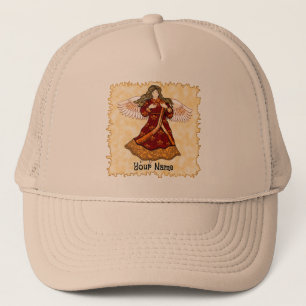 Fleur de lis Christelijke angel Trucker Pet