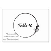 Fleur-de-Lis-cirkel Kaart (Achterkant)