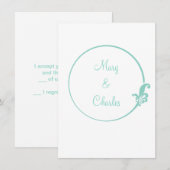 Fleur-de-Lis-cirkel Kaart (Voorkant / Achterkant)