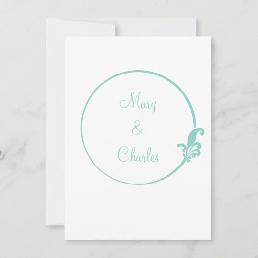 Fleur-de-Lis-cirkel Kaart (Voorkant)