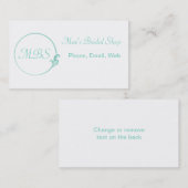 Fleur-de-Lis-cirkel Visitekaartje (Voorkant / Achterkant)