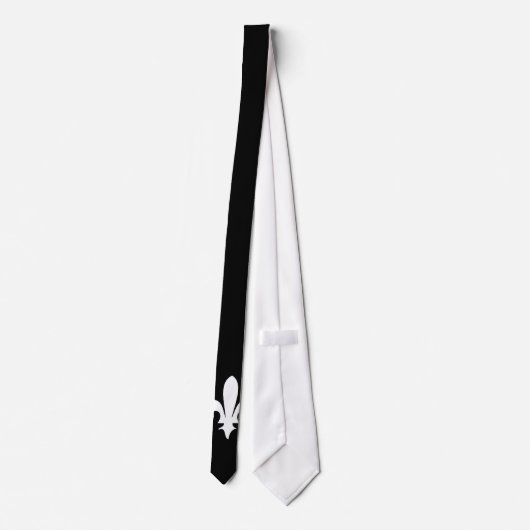 Fleur de lis Classic - zwart Stropdas (Achterkant)