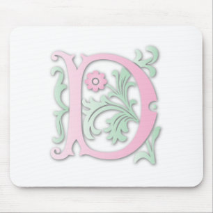Fleur-de-lis D Monogram Muismat