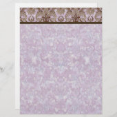 Fleur de Lis Damask - Matching Blank Stationery (Voorkant / Achterkant)