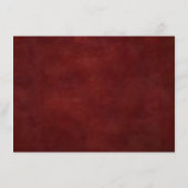 Fleur de Lis Dark Red Lights | Elegant Crimson Save The Date (Achterkant)