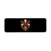 Fleur de Lis (de Lys) Etiket (Voorkant)