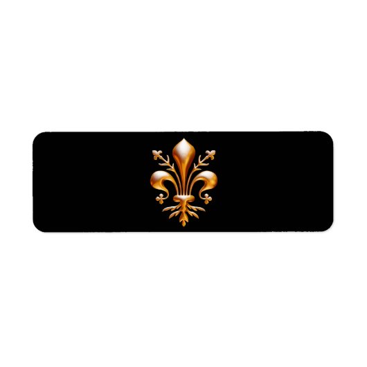 Fleur de Lis (de Lys) Etiket (Voorkant)