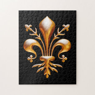 Fleur de Lis (de Lys) Legpuzzel