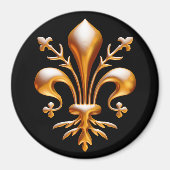 Fleur de Lis (de Lys) Magneet (Voorkant)