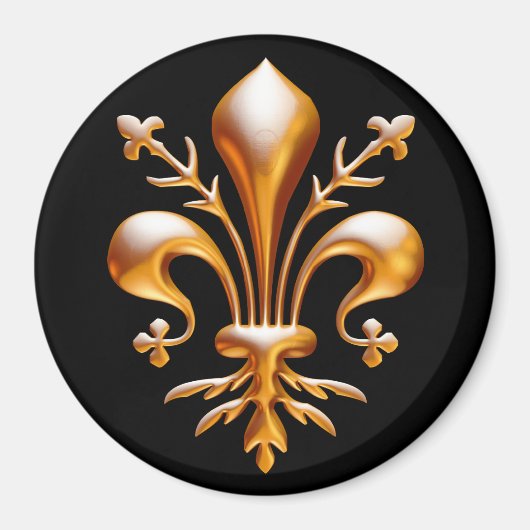 Fleur de Lis (de Lys) Magneet (Voorkant)
