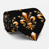 Fleur de Lis (de Lys) Stropdas (Opgerold)