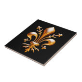 Fleur de Lis (de Lys) Tegeltje (Zijkant)