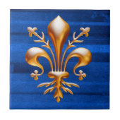 Fleur de Lis (de Lys) Tegeltje (Voorkant)