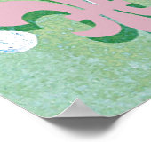 Fleur-de-Lis digitale kunst Poster (Hoek)