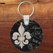  Fleur de Lis...dleutelhanger Sleutelhanger (Voorkant)