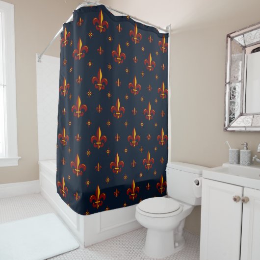 Fleur De Lis Douchegordijn (In situ)