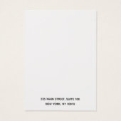 Fleur De Lis-draagkaart Visitekaartje (Achterkant)