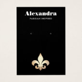 Fleur De Lis-draagkaart Visitekaartje (Voorkant)