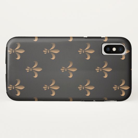 Fleur de lis, , elegant, chic.classy,patroon, Case-Mate iPhone case (Achterkant (horizontaal))