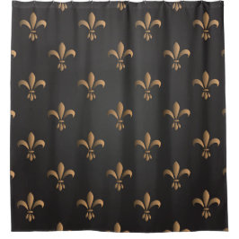 Fleur de lis, , elegant, chic.classy,patroon, douchegordijn