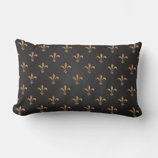 Fleur de lis, , elegant, chic.classy,patroon, kussen (Voorkant)