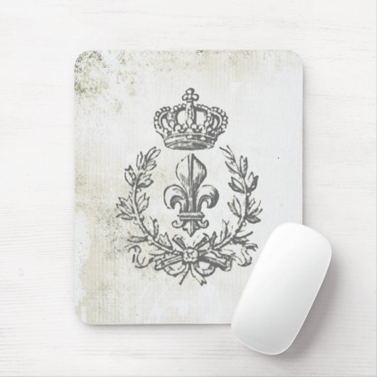 Fleur de Lis en kroonmuispad Muismat (Met muis)