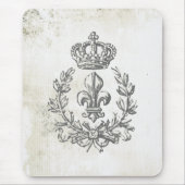 Fleur de Lis en kroonmuispad Muismat (Voorkant)