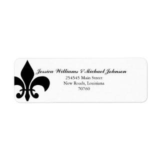 Fleur de Lis Etiket