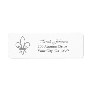 Fleur-de-lis Etiket
