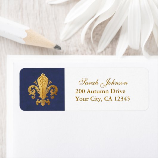 Fleur-de-lis Etiket (Insitu)