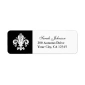 Fleur-de-lis Etiket (Voorkant)