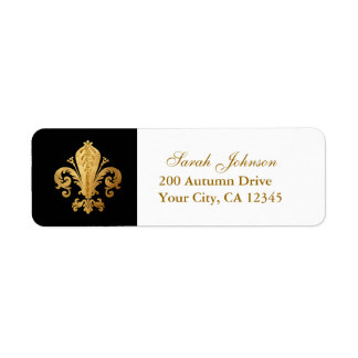 Fleur-de-lis Etiket