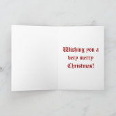 Fleur-DE-lis Feestdagen Kaart (Binnen)