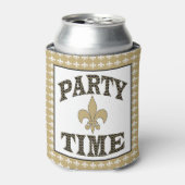 Fleur de Lis Feesttijd Blikjeskoeler (Blikje Voorkant)