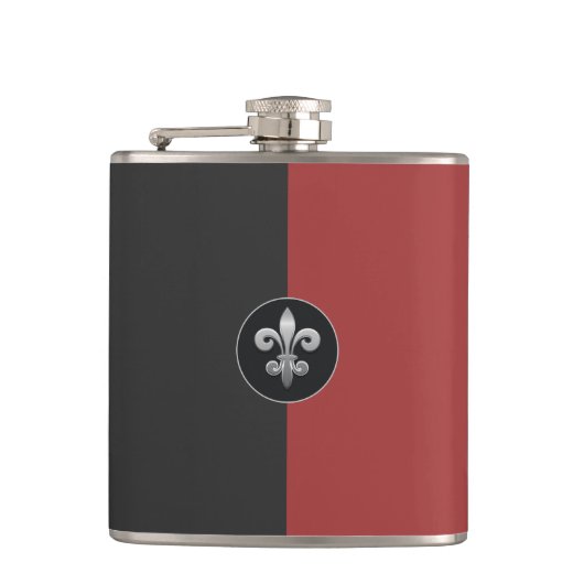 Fleur De Lis Flask Heupfles (Voorkant)