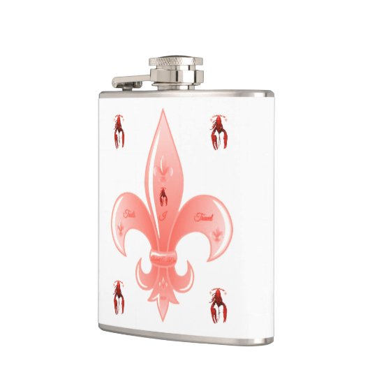Fleur De Lis Flask Heupfles (Links)
