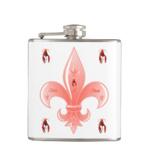 Fleur De Lis Flask