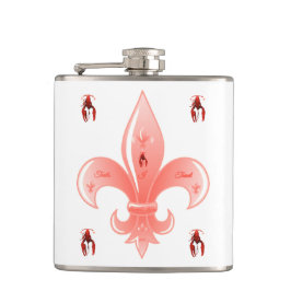 Fleur De Lis Flask Heupfles