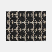 Fleur De Lis Fleece Blanket Deken (Voorkant (Horizontaal))