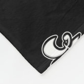 Fleur de lis fleece deken (Hoek)