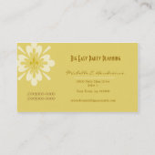 Fleur de Lis Flower Visitekaartje (Achterkant)