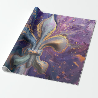 Fleur De Lis Fluid Pour Cadeaupapier