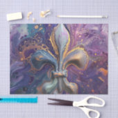 Fleur De Lis Fluid Pour Tissuepapier (Craft)