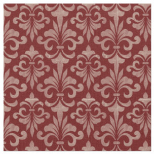 Fleur de Lis Frans Elegant Royal Pattern Stof