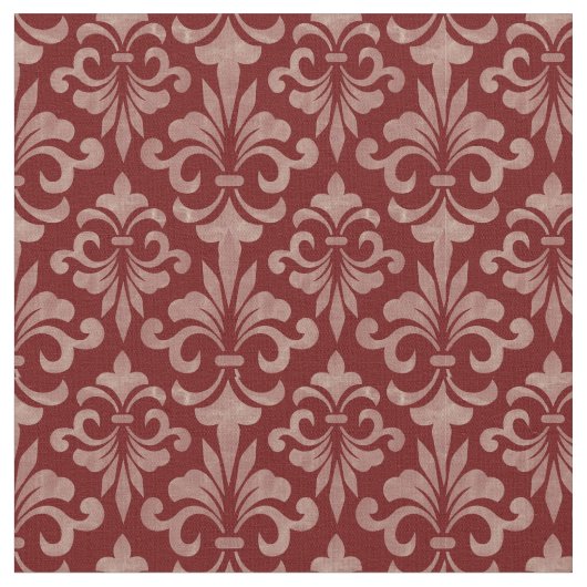 Fleur de Lis  Frans Elegant Royal Pattern Stof (Close Up)