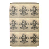  Fleur de Lis-Franse geïnspireerde Bath Rug Badmat (Voorkant Verticaal)