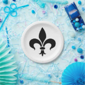 Fleur de Lis French Paper Borden Papieren Bordje (Feest)