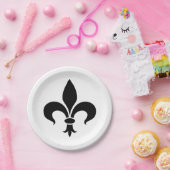 Fleur de Lis French Paper Borden Papieren Bordje (Feest)