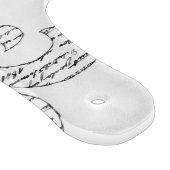 Fleur de Lis French Script Snijplank (Hoek)